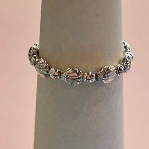 RETIRED Beaded Seashell Band Ring